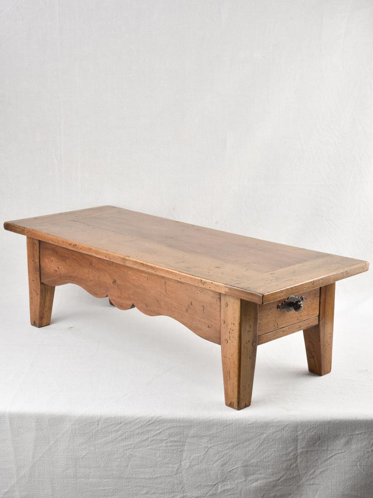Very low walnut coffee table 35½" x 13¾"