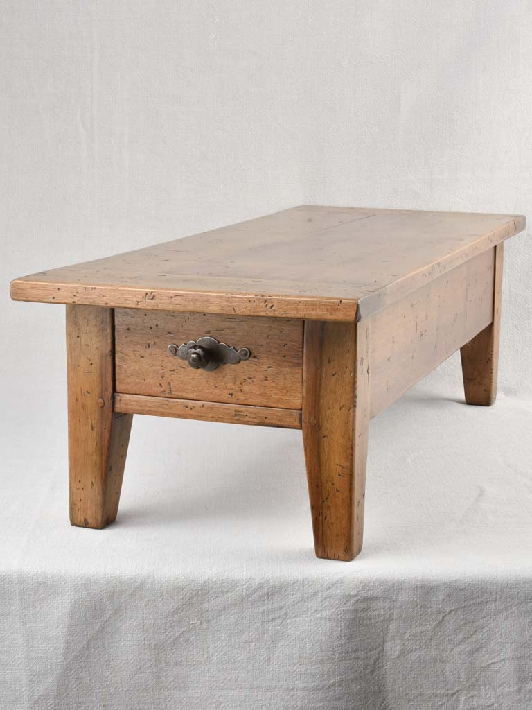 Very low walnut coffee table 35½" x 13¾"