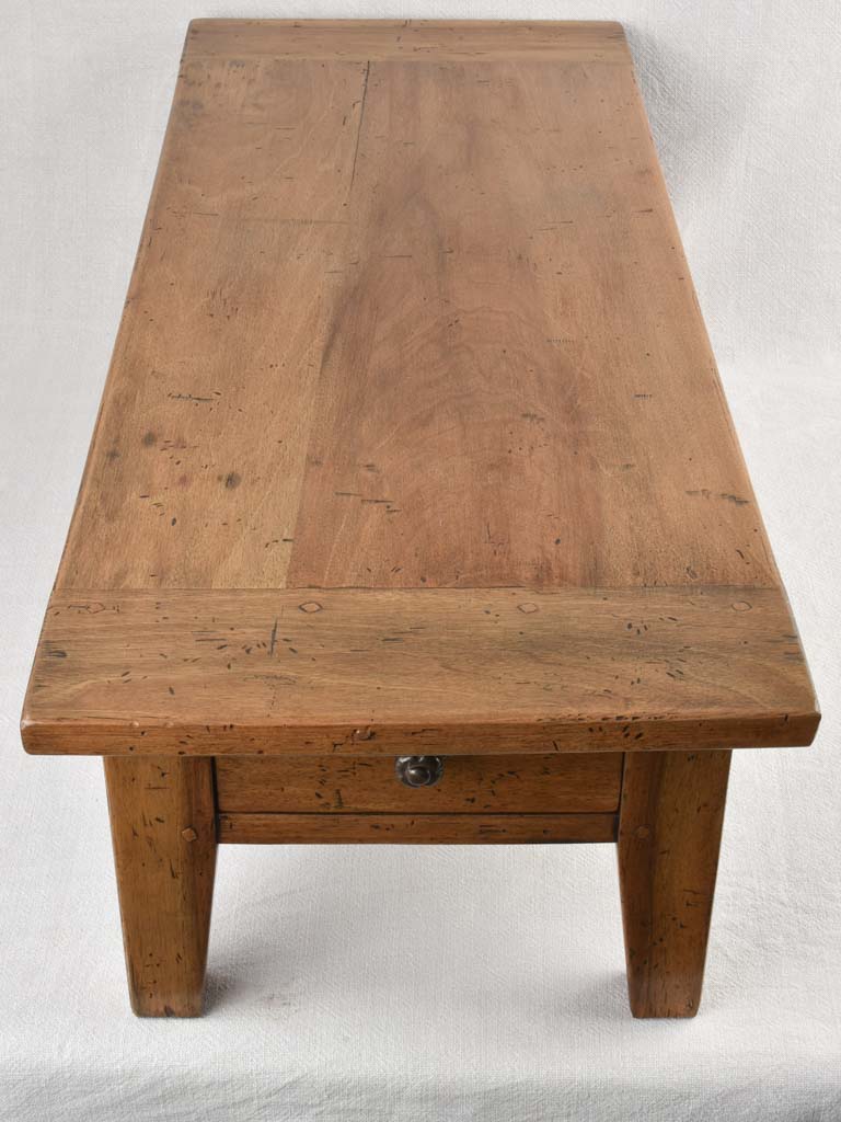 Very low walnut coffee table 35½" x 13¾"