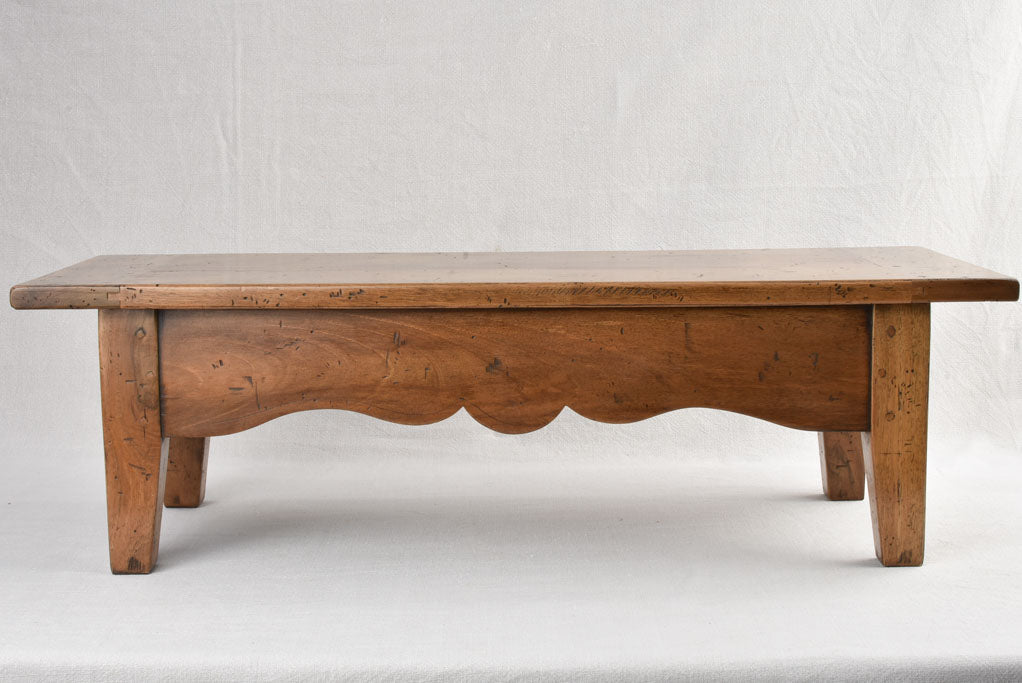 Very low walnut coffee table 35½" x 13¾"