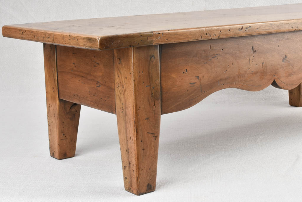 Very low walnut coffee table 35½" x 13¾"