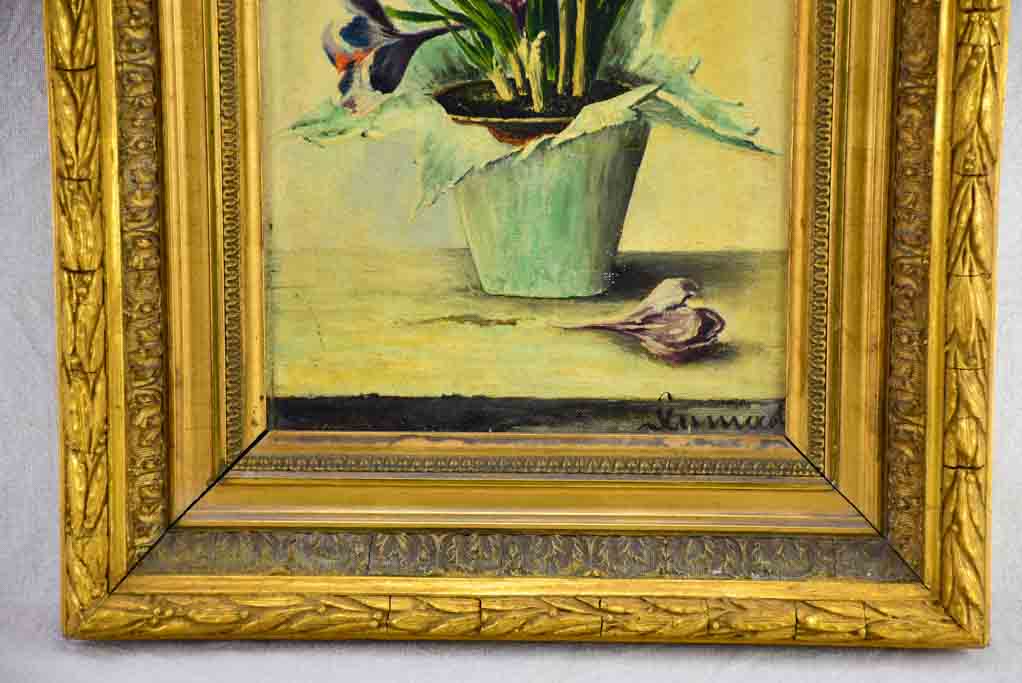 Early Twentieth Century Floral Canvas