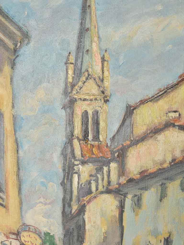 Artistic Mid-Century Carpentras Canvas Art