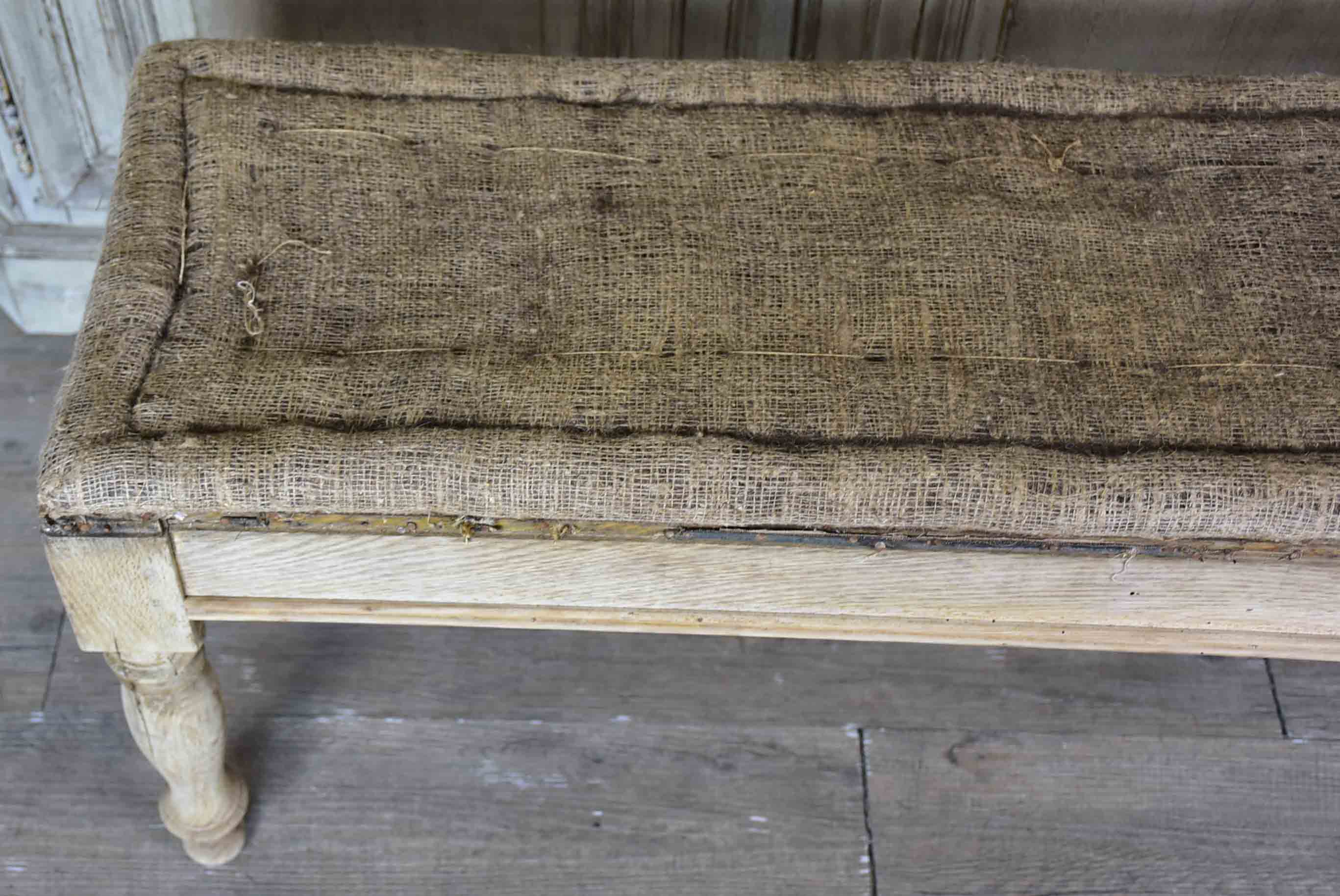 Very long bench seat - French 19th Century