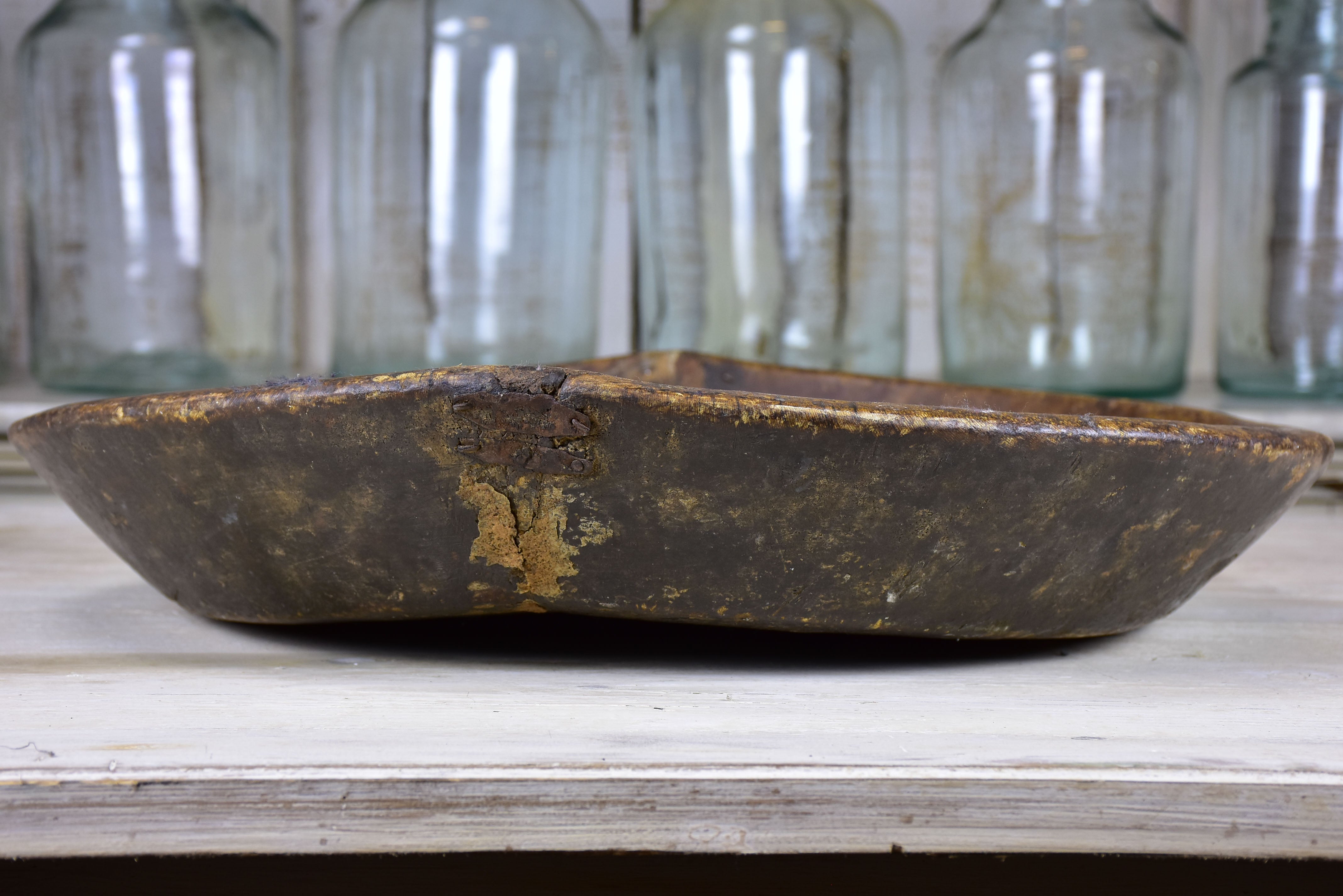 Antique wooden bowl