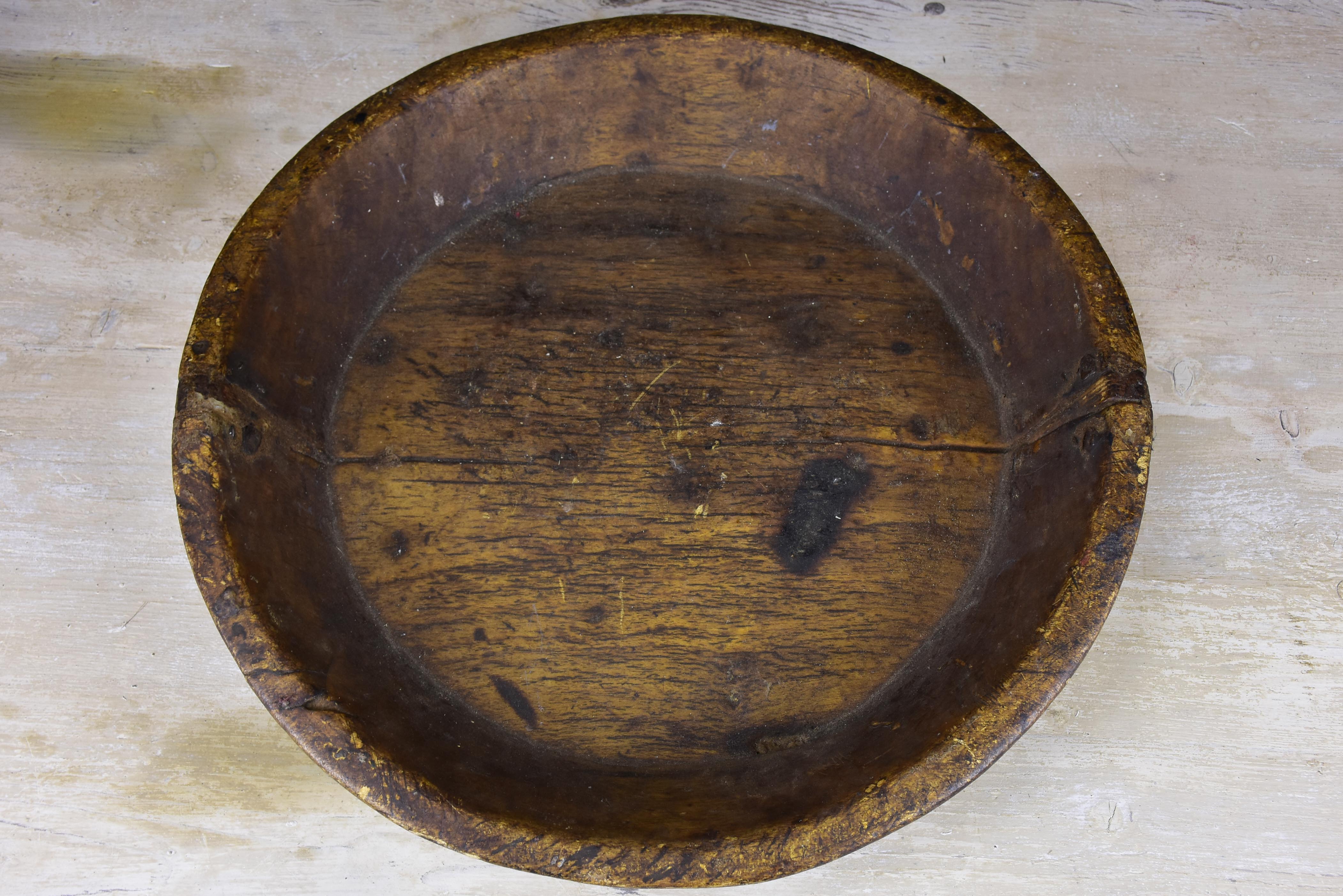 Antique wooden bowl