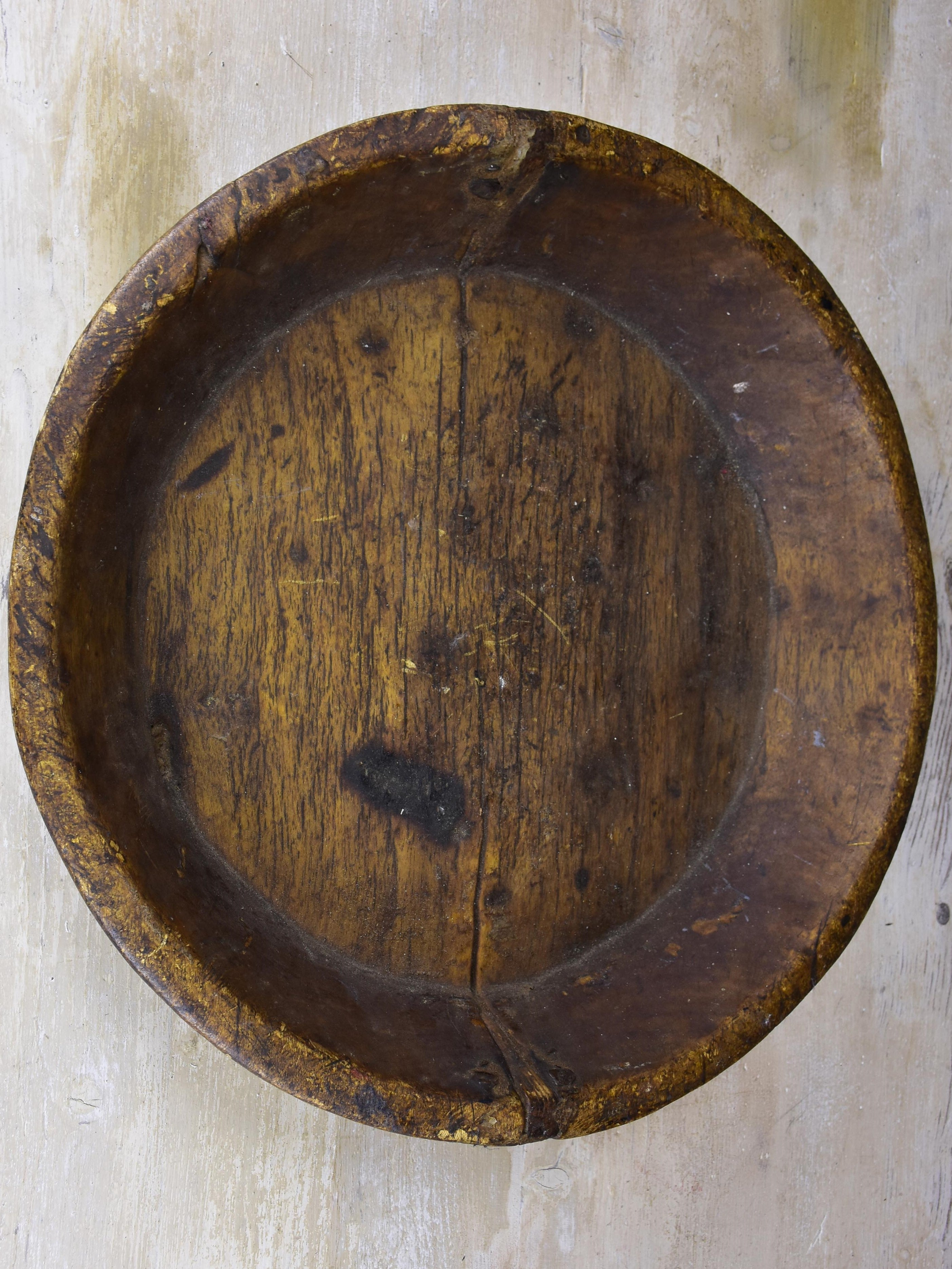 Antique wooden bowl
