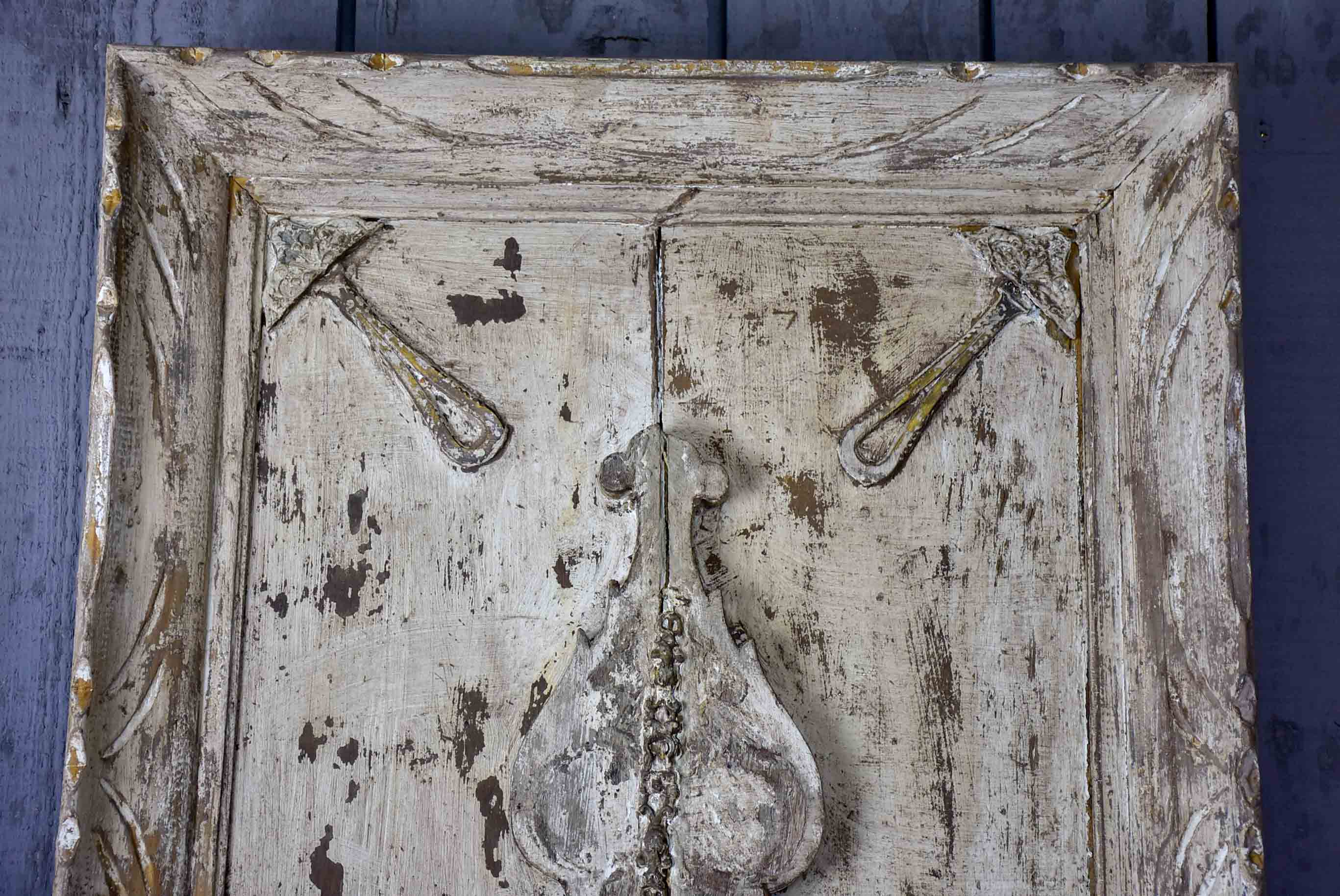Decorative French wall panel