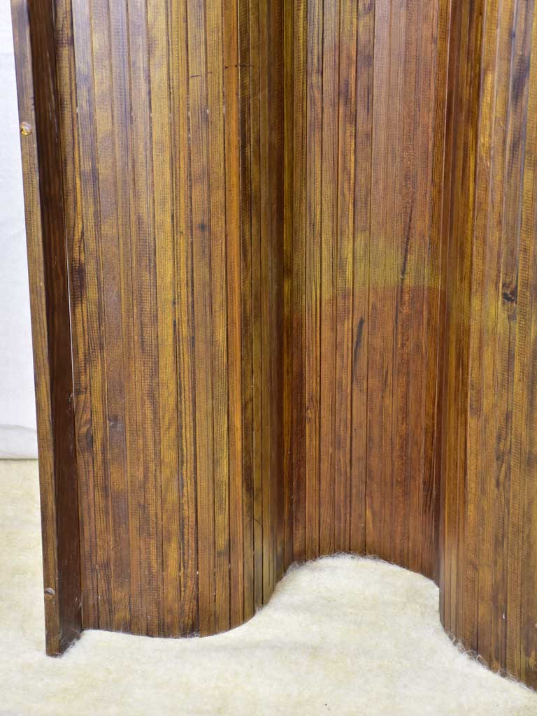 Vintage French timber screen