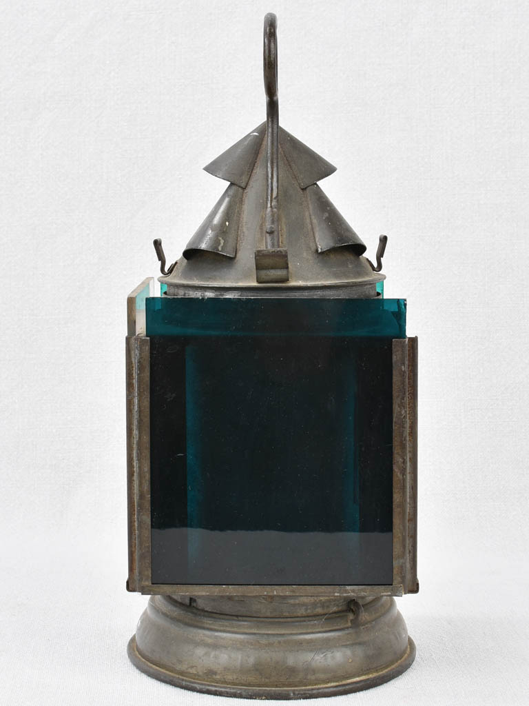 Historic Belgian train driver's lantern