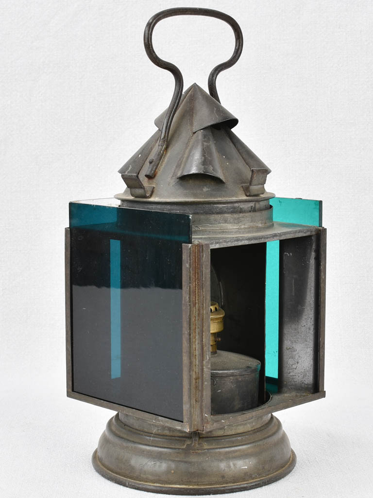1946 era railway signal lantern