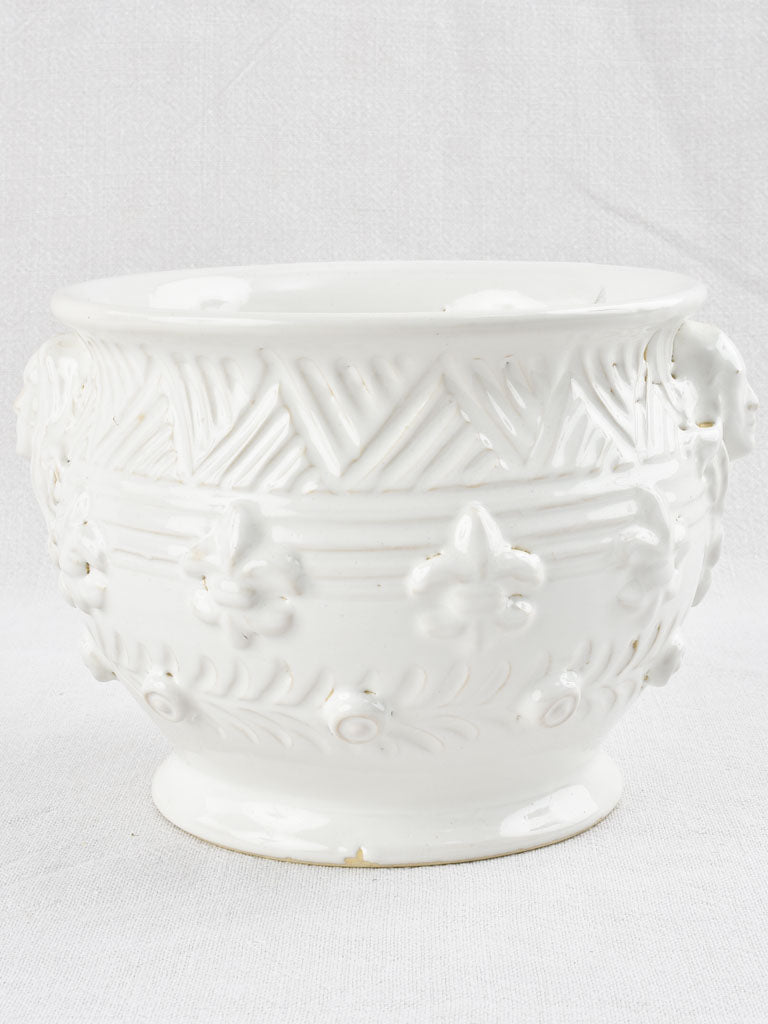 Rustic Émile Tessier ceramic cachepot