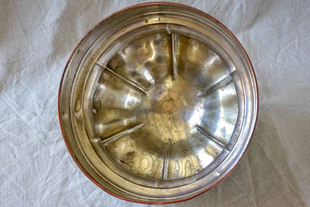 Early 19th Century French meat serving cover - fused silver