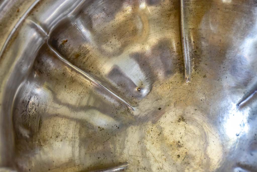 Early 19th Century French meat serving cover - fused silver