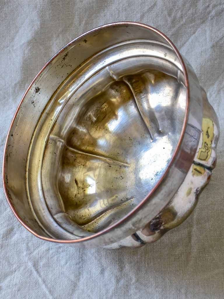 Early 19th Century French meat serving cover - fused silver