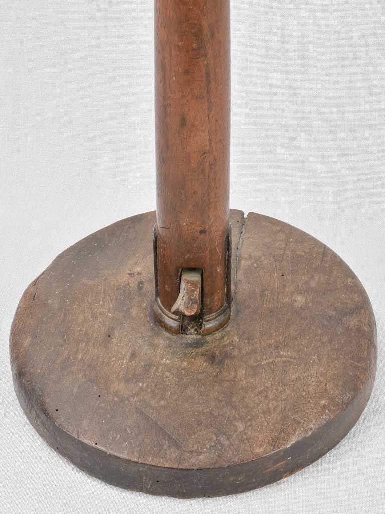 Vintage clamp glove-making stand