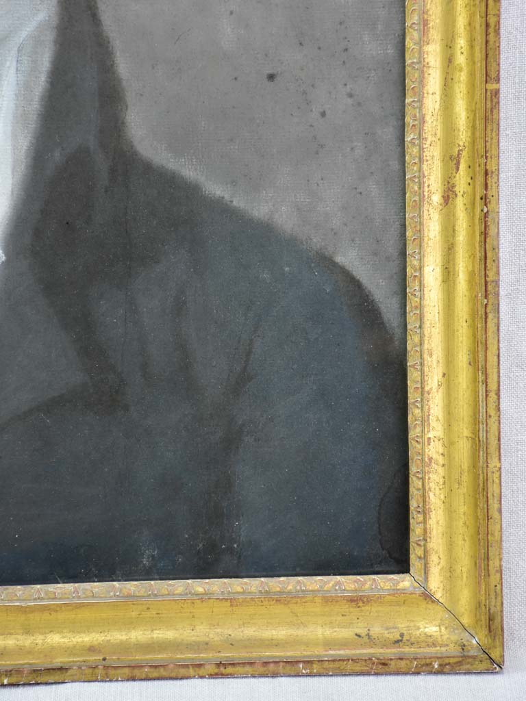 Early 19th Century English portrait of a man - Pastel 19¾" x 24"