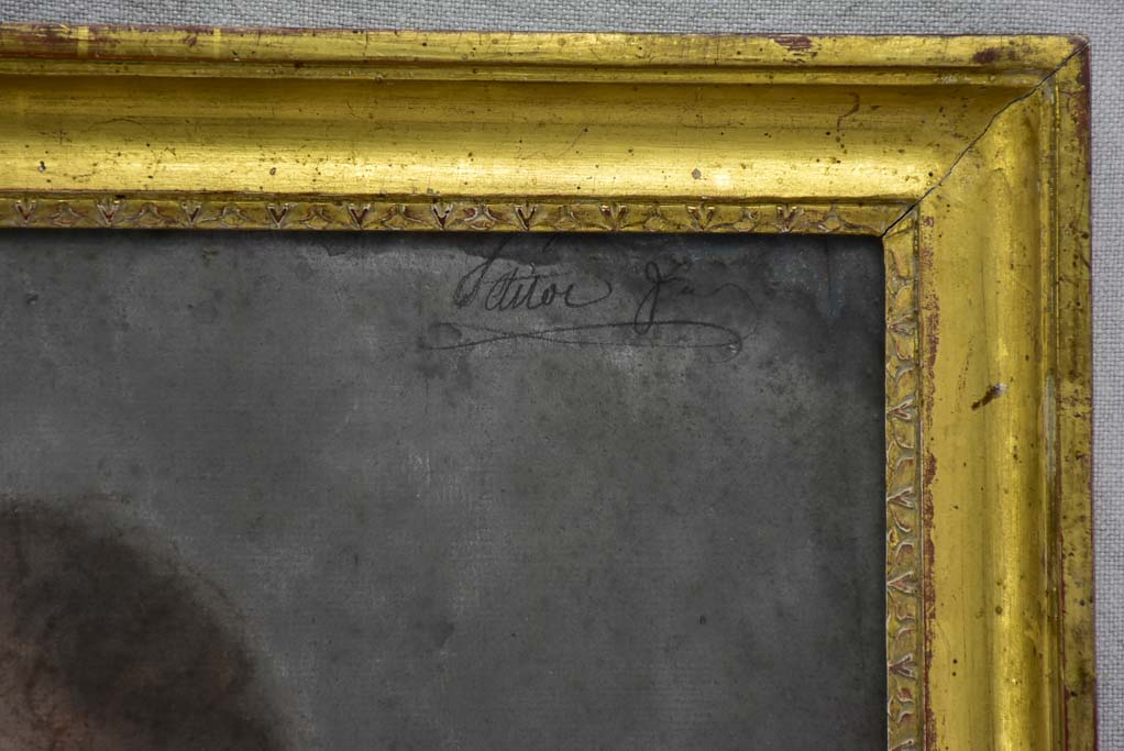 Early 19th Century English portrait of a man - Pastel 19¾" x 24"