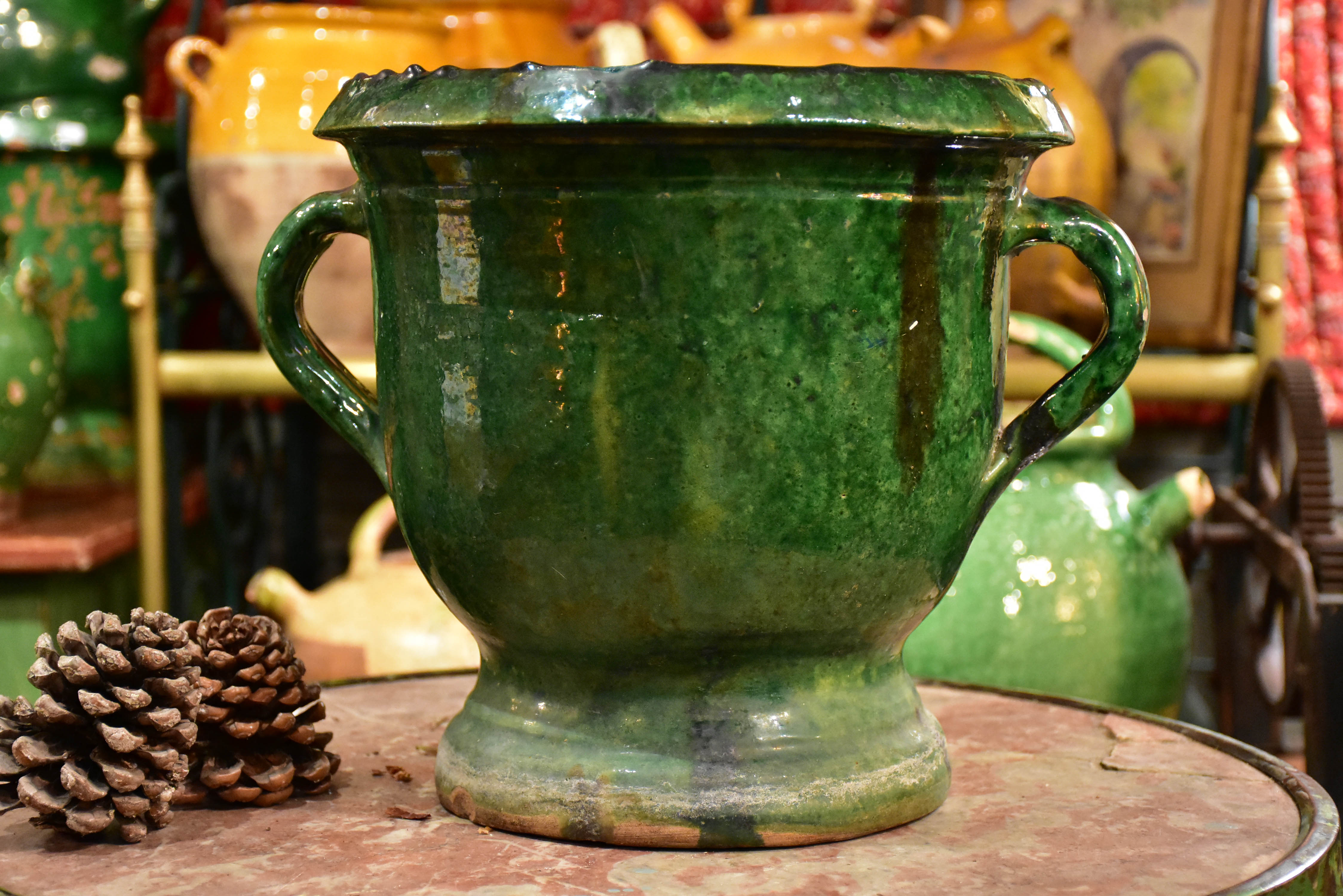 Antique French planter from Castelnaudary