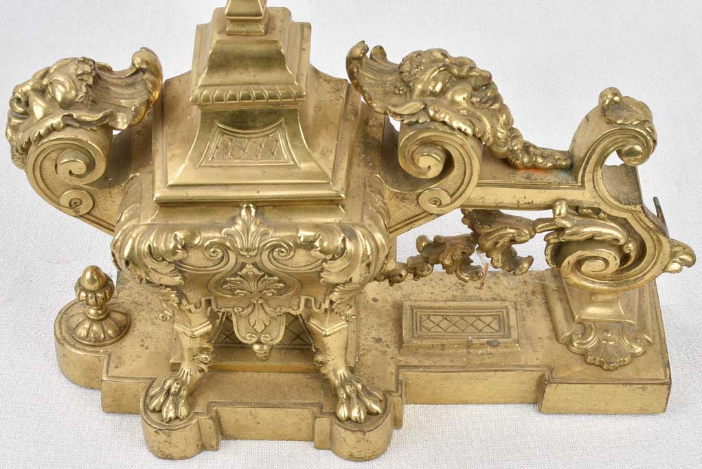 Fire fenders, 19th-century Napoleon III (pair)