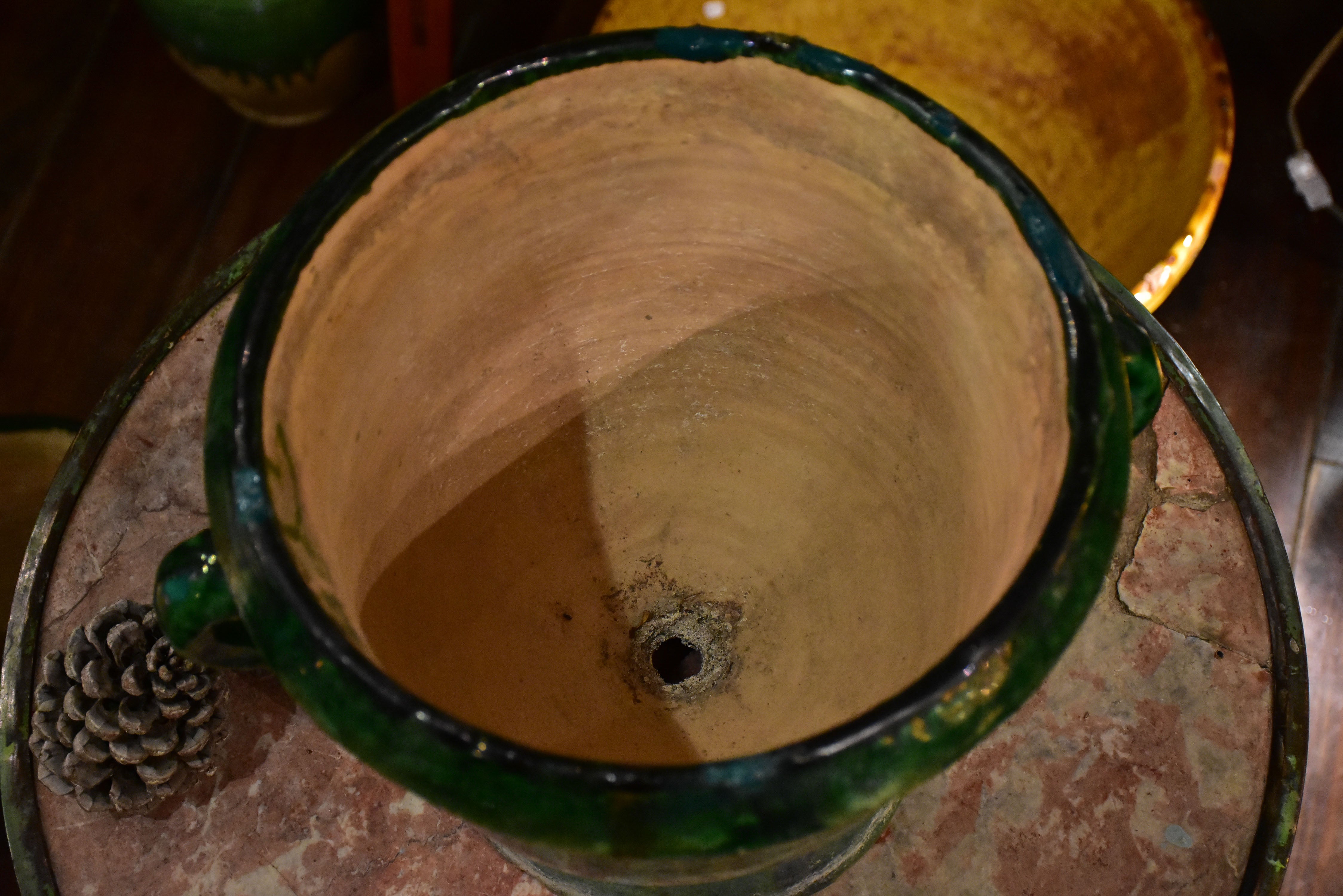 Antique French planter from Castelnaudary