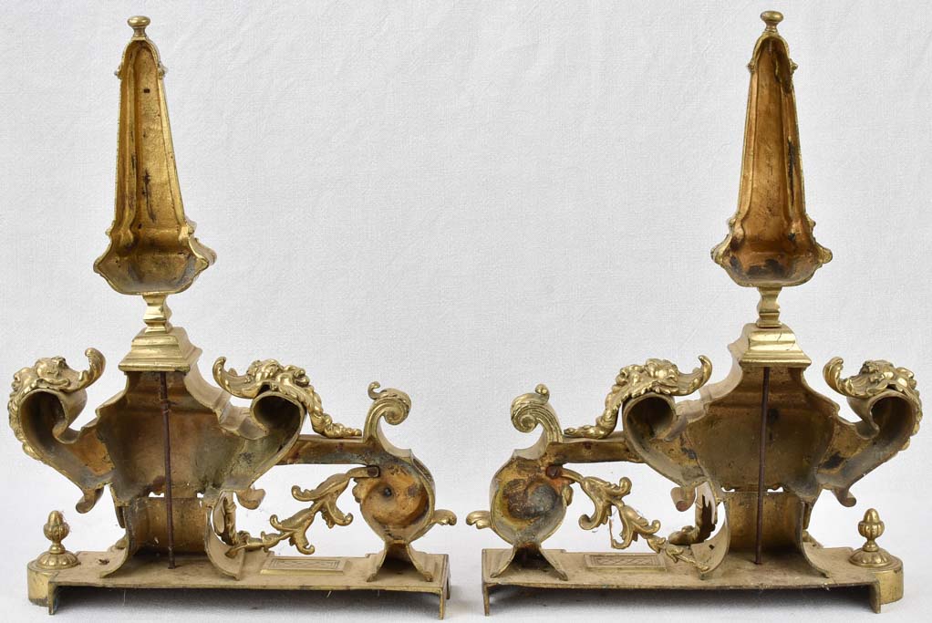 Fire fenders, 19th-century Napoleon III (pair)