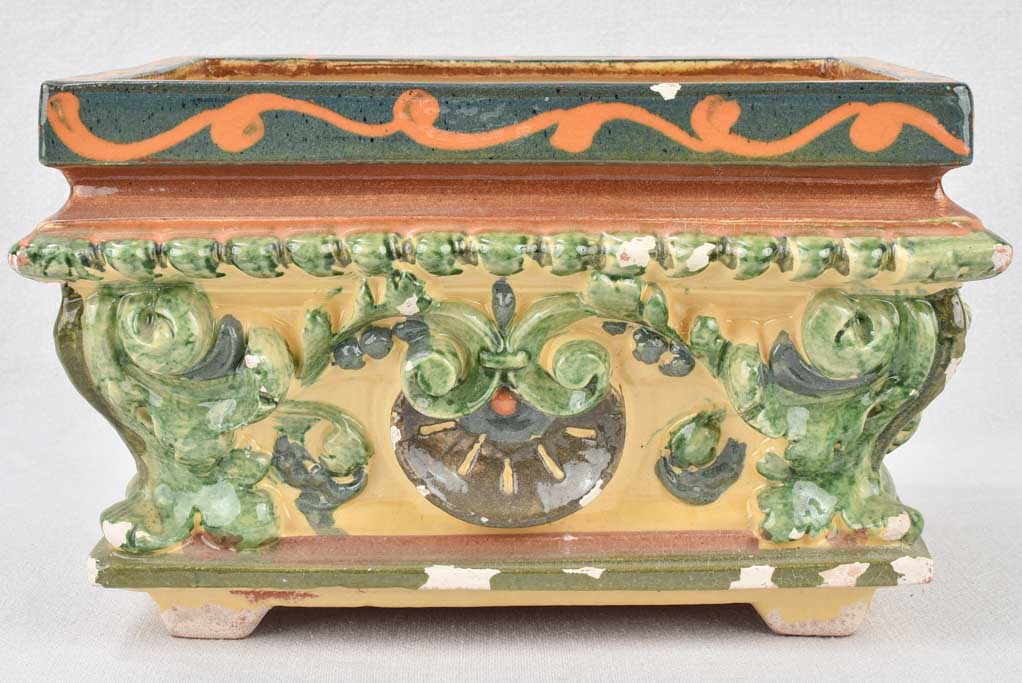 Cachepot/jardiniere, vintage, French 12½" x 10¾"