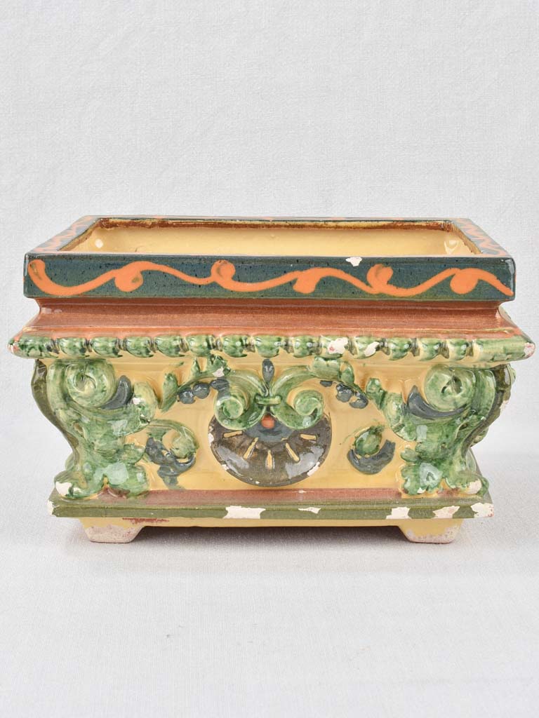 Cachepot/jardiniere, vintage, French 12½" x 10¾"