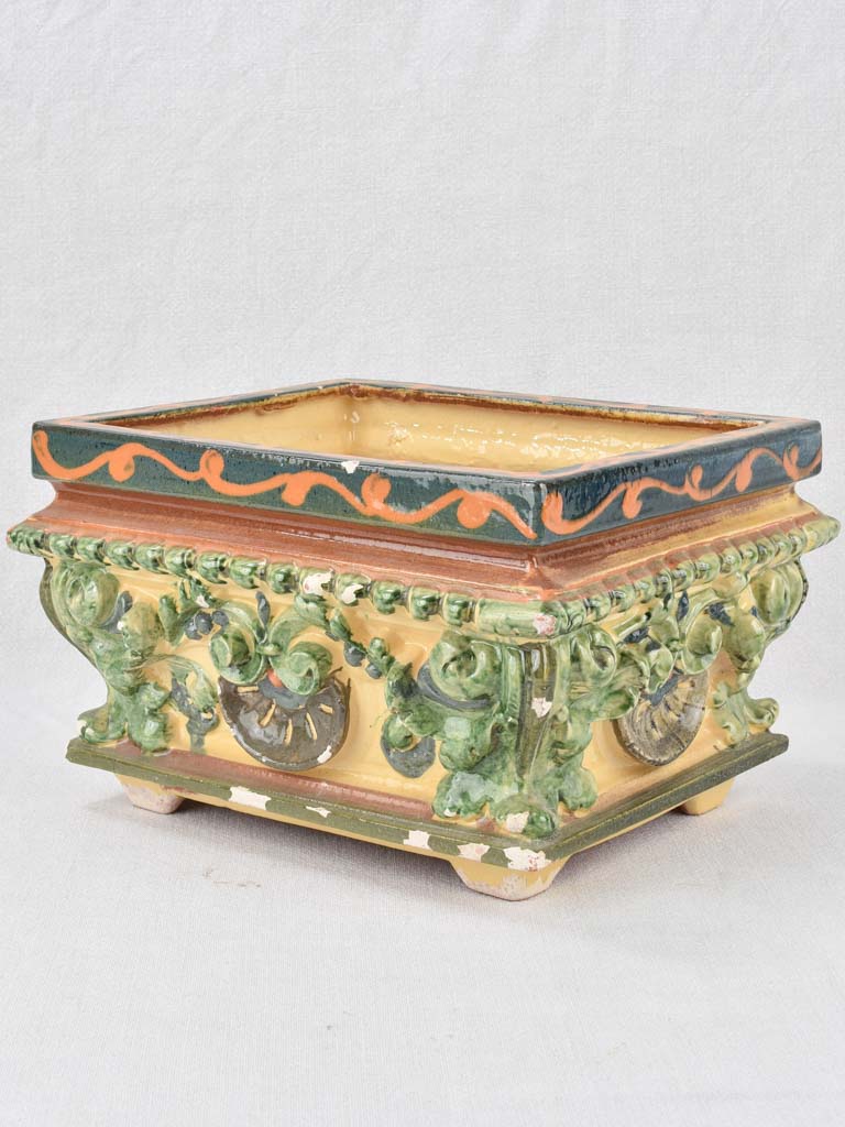 Cachepot/jardiniere, vintage, French 12½" x 10¾"