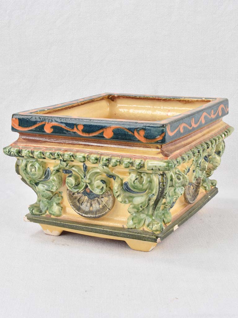 Cachepot/jardiniere, vintage, French 12½" x 10¾"