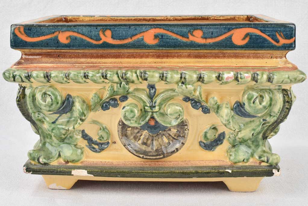 Cachepot/jardiniere, vintage, French 12½" x 10¾"