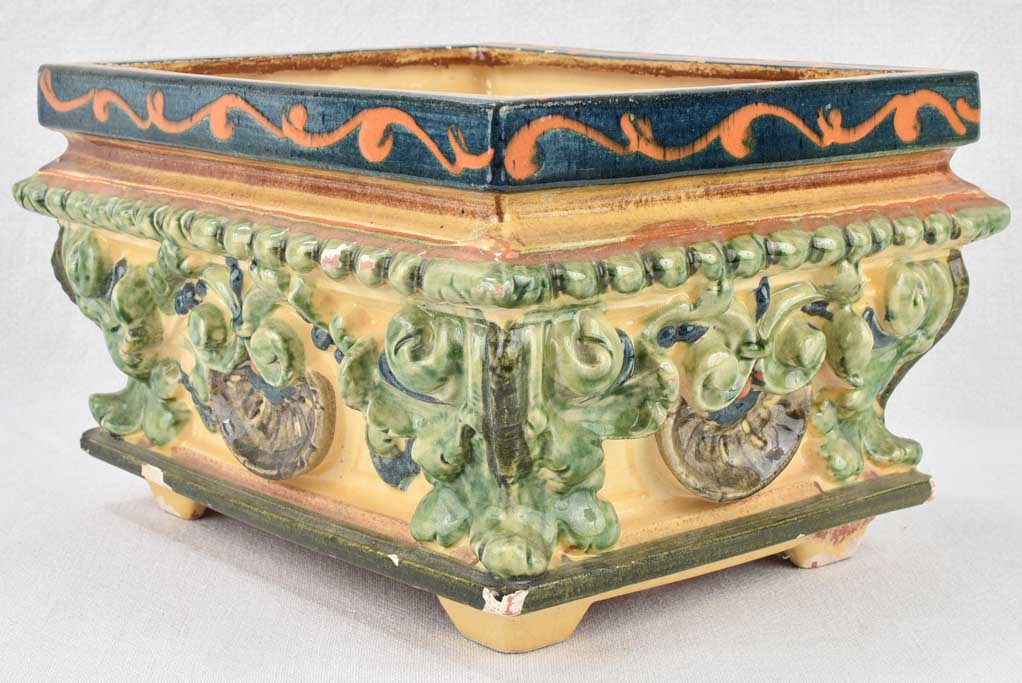 Cachepot/jardiniere, vintage, French 12½" x 10¾"