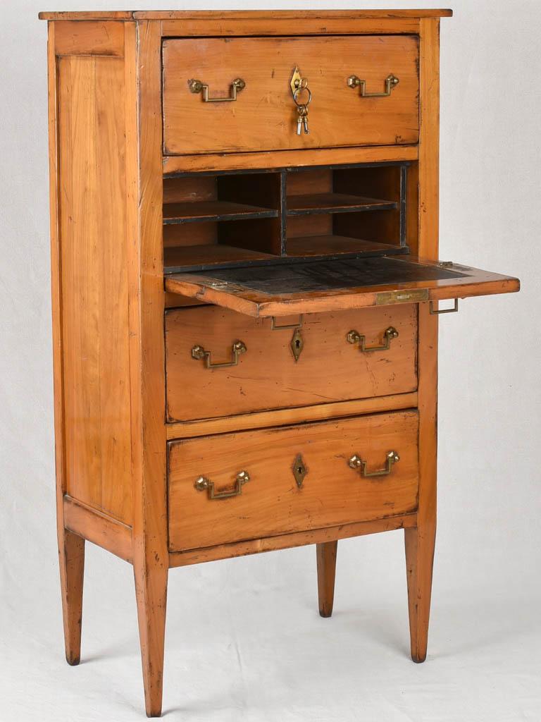 Louis XVI style secretary - cherrywood 46½"