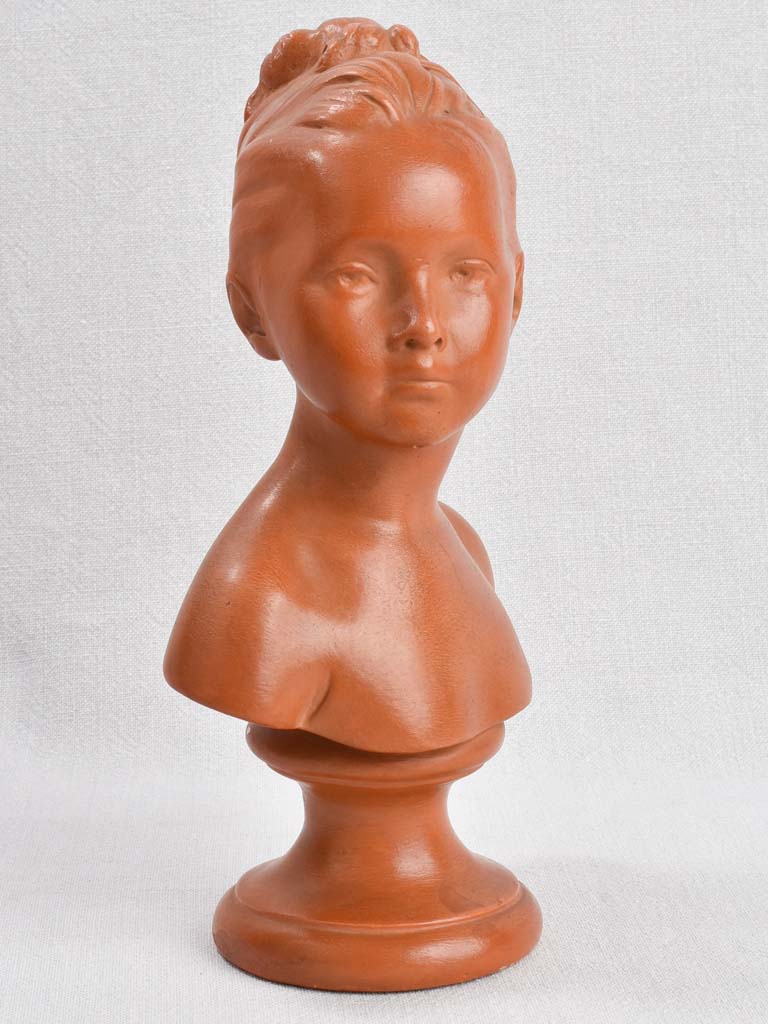 Vintage bust of a young woman 12¼"