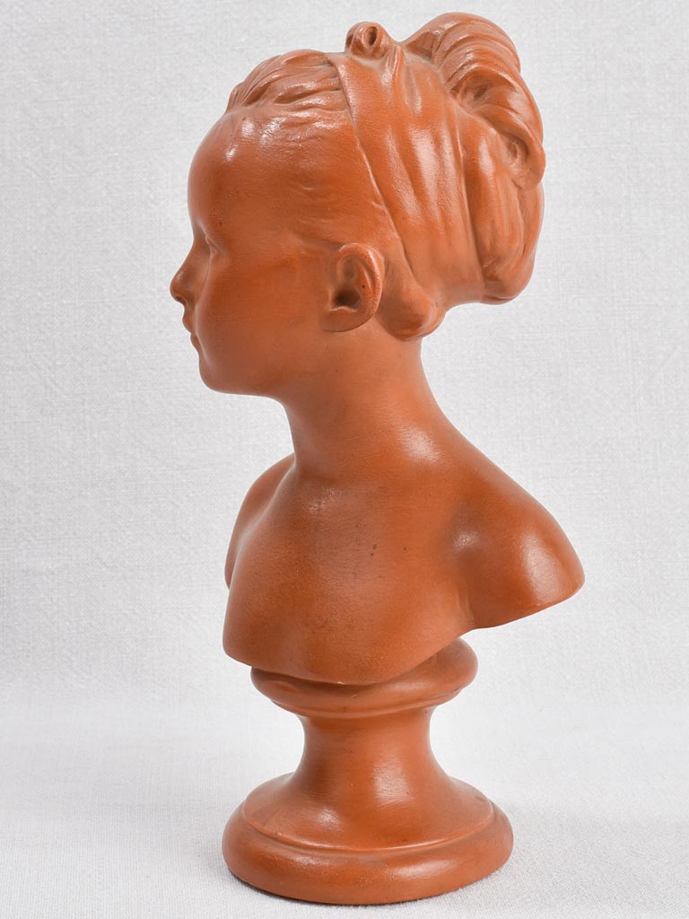 Vintage bust of a young woman 12¼"