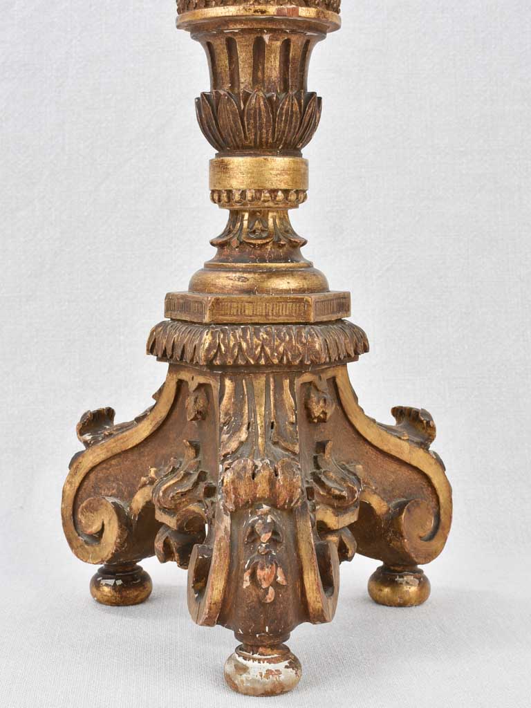 Candlestick base, 19th-century, French 26¾"