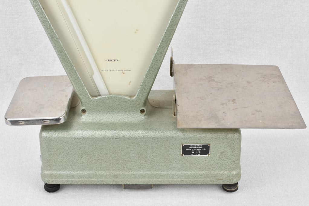 Testut French scales with patina