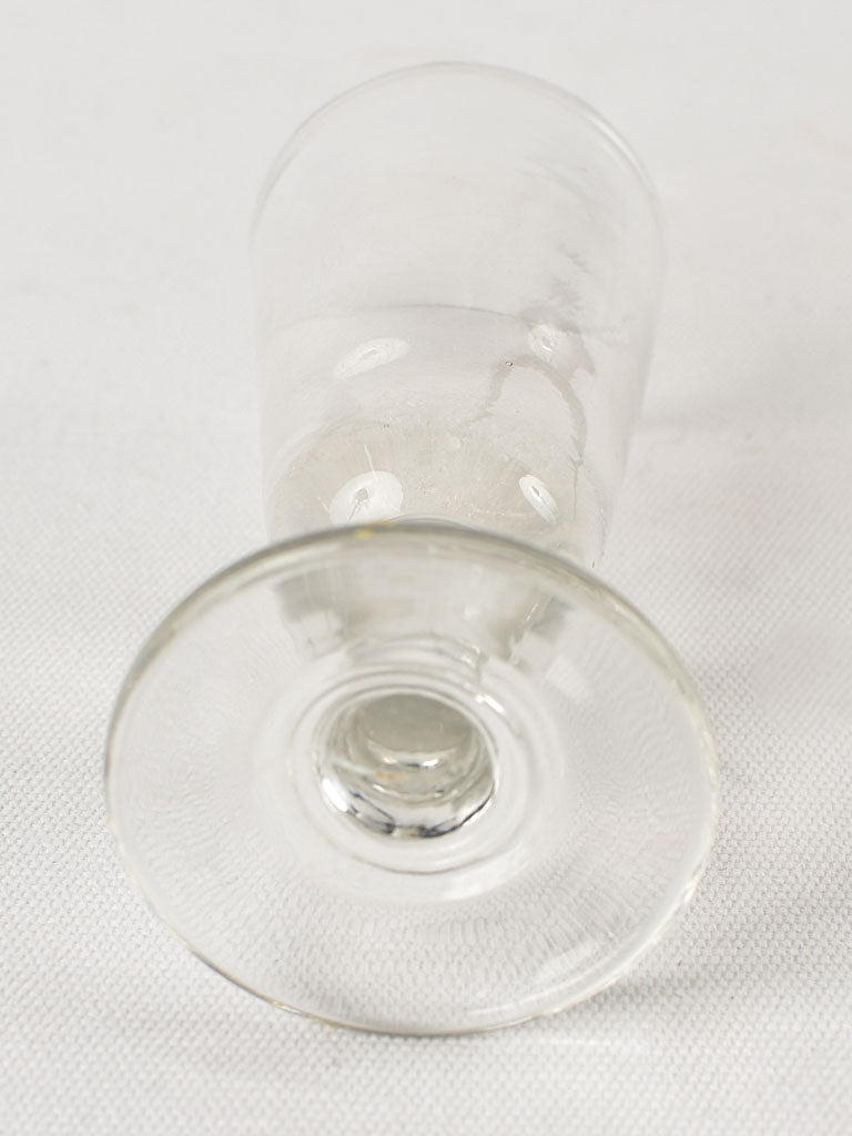 Time-worn French absinthe glass set