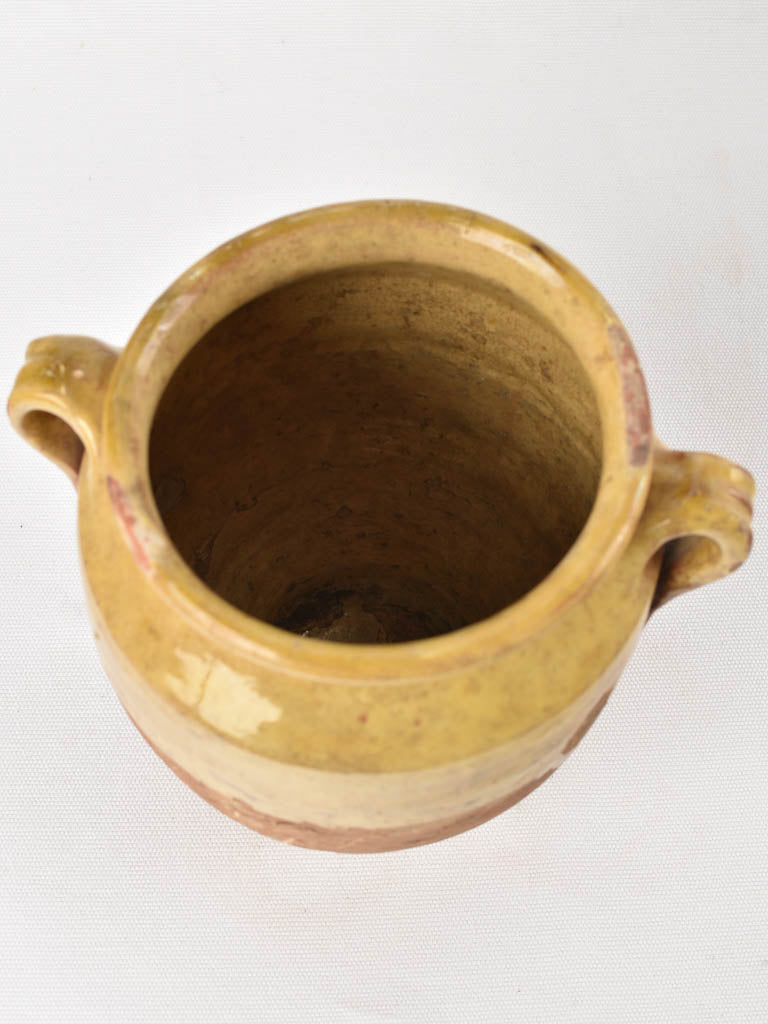 Antique French confit pot 8¼"