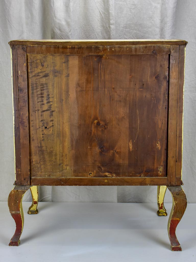 Vintage three drawer commode - carved with gilding