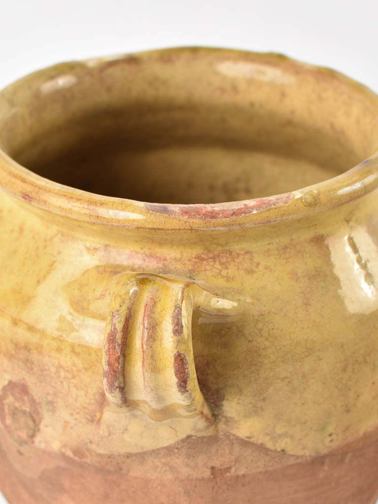 Antique French confit pot 8¼"