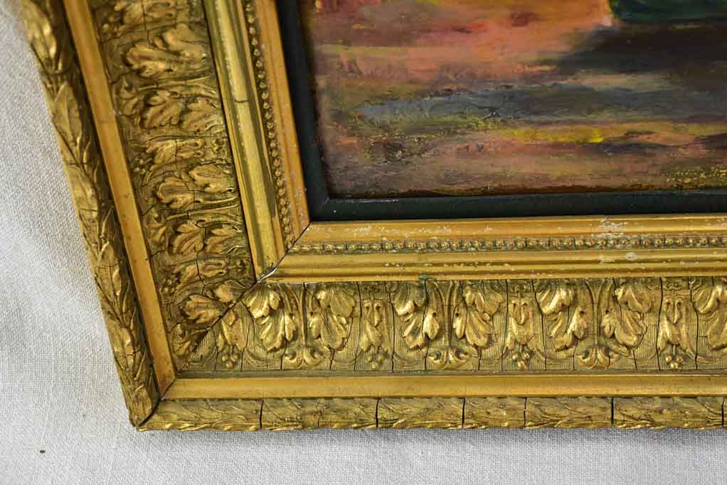 Impressionistic French Maritime Oil Painting