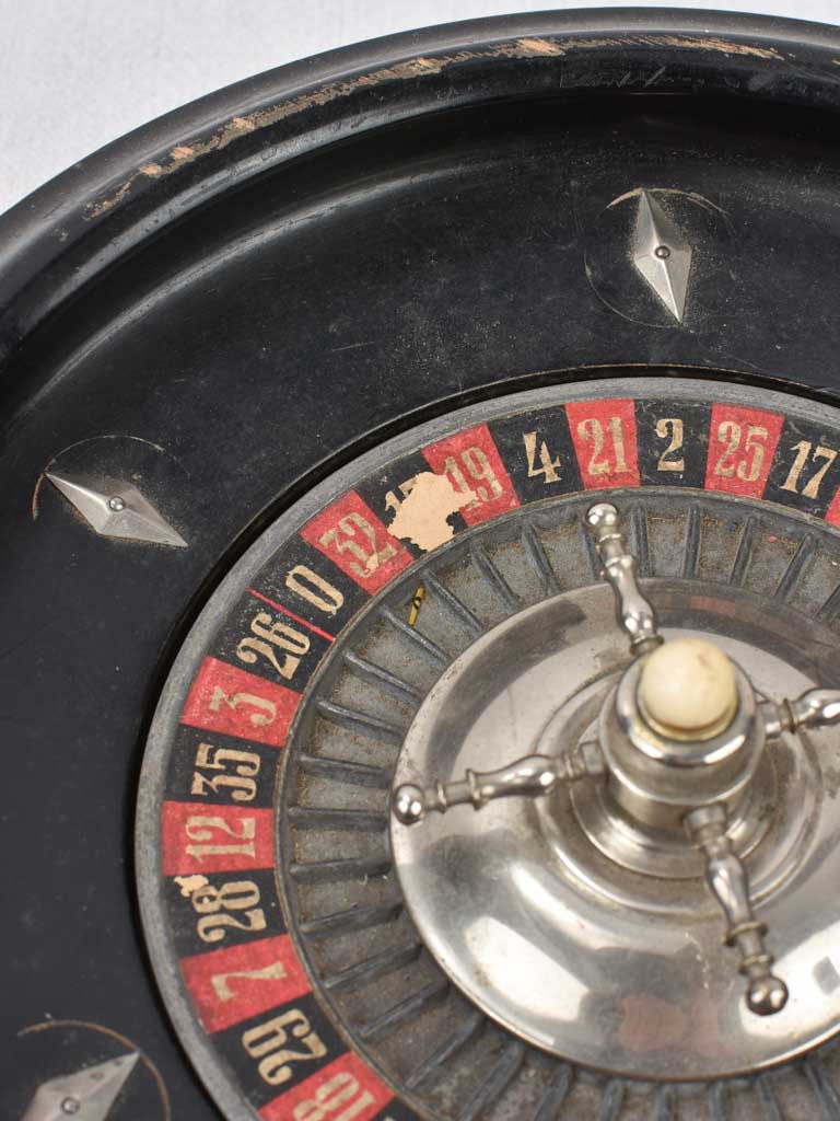 Roulette wheel, Napoleon III, 8¾"