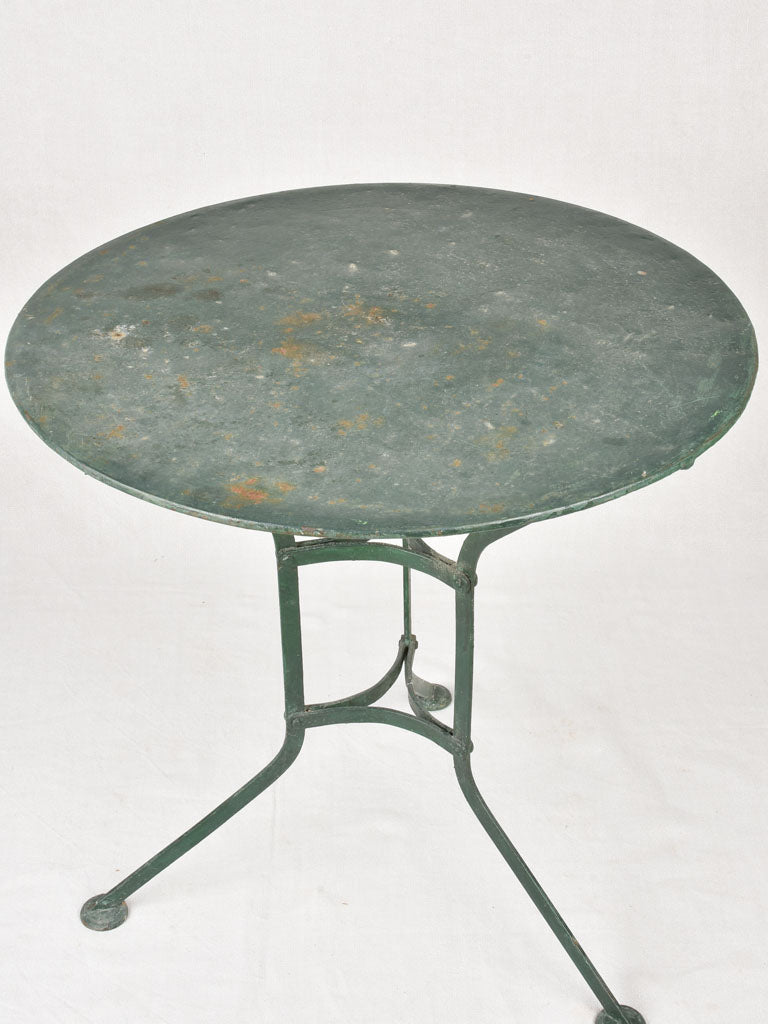 19th century bistro table - green 28¼"