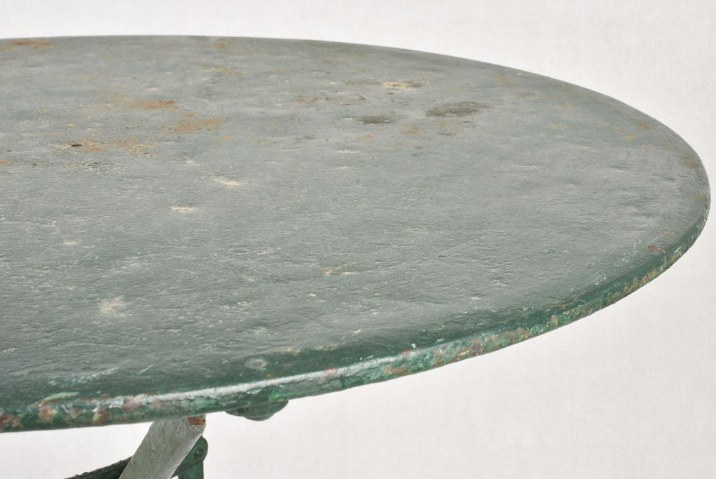 19th century bistro table - green 28¼"