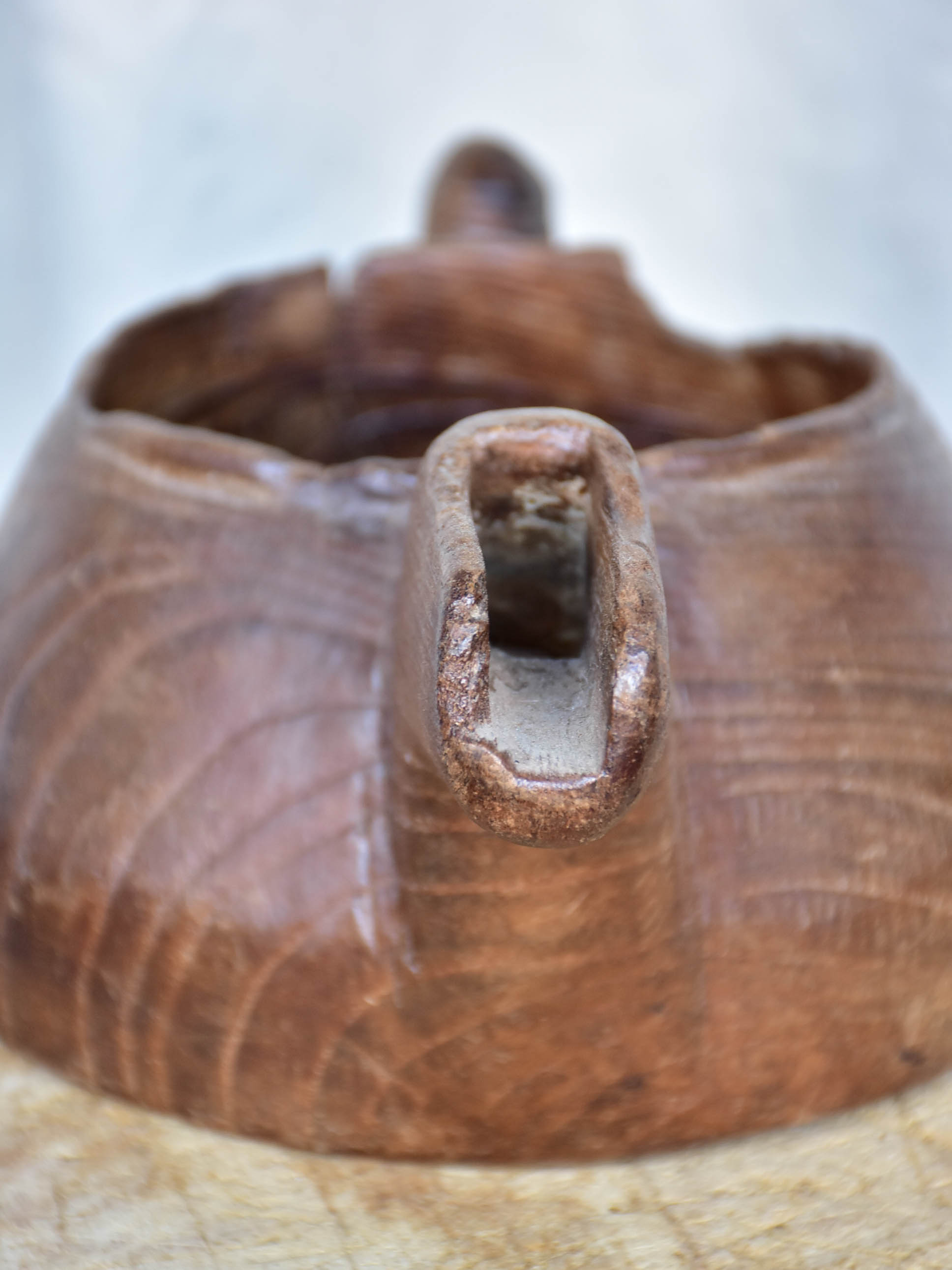 19th Century shepherd's teapot - wooden