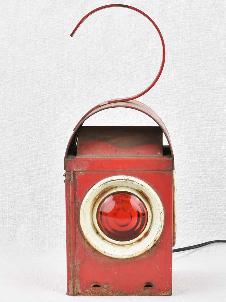 Early-twentieth century railway lamp