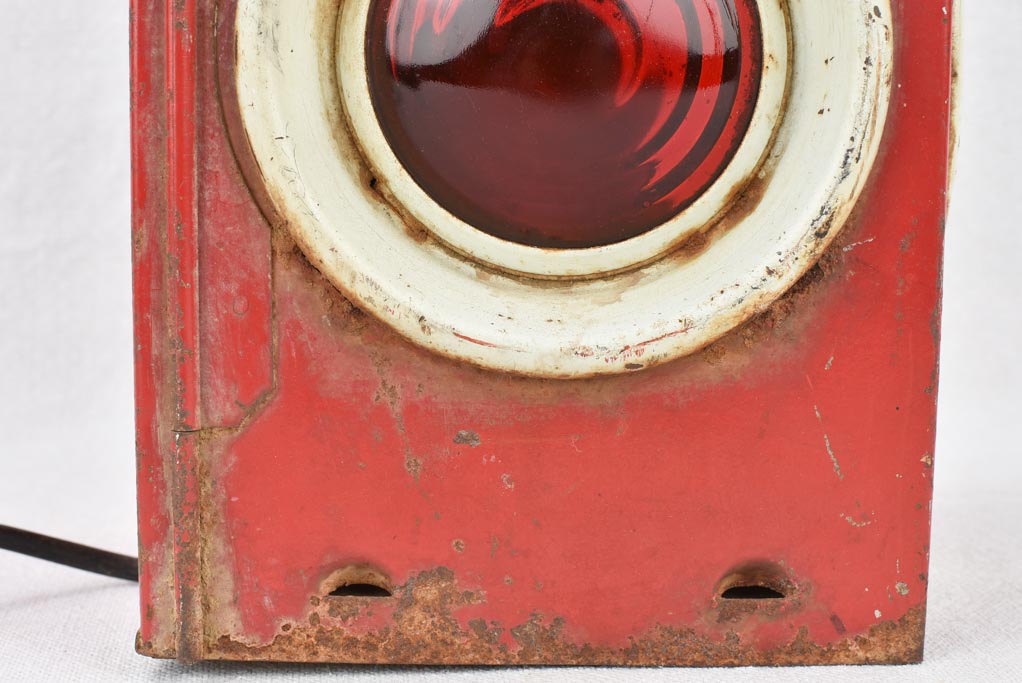 Vintage train signal decorative lamp