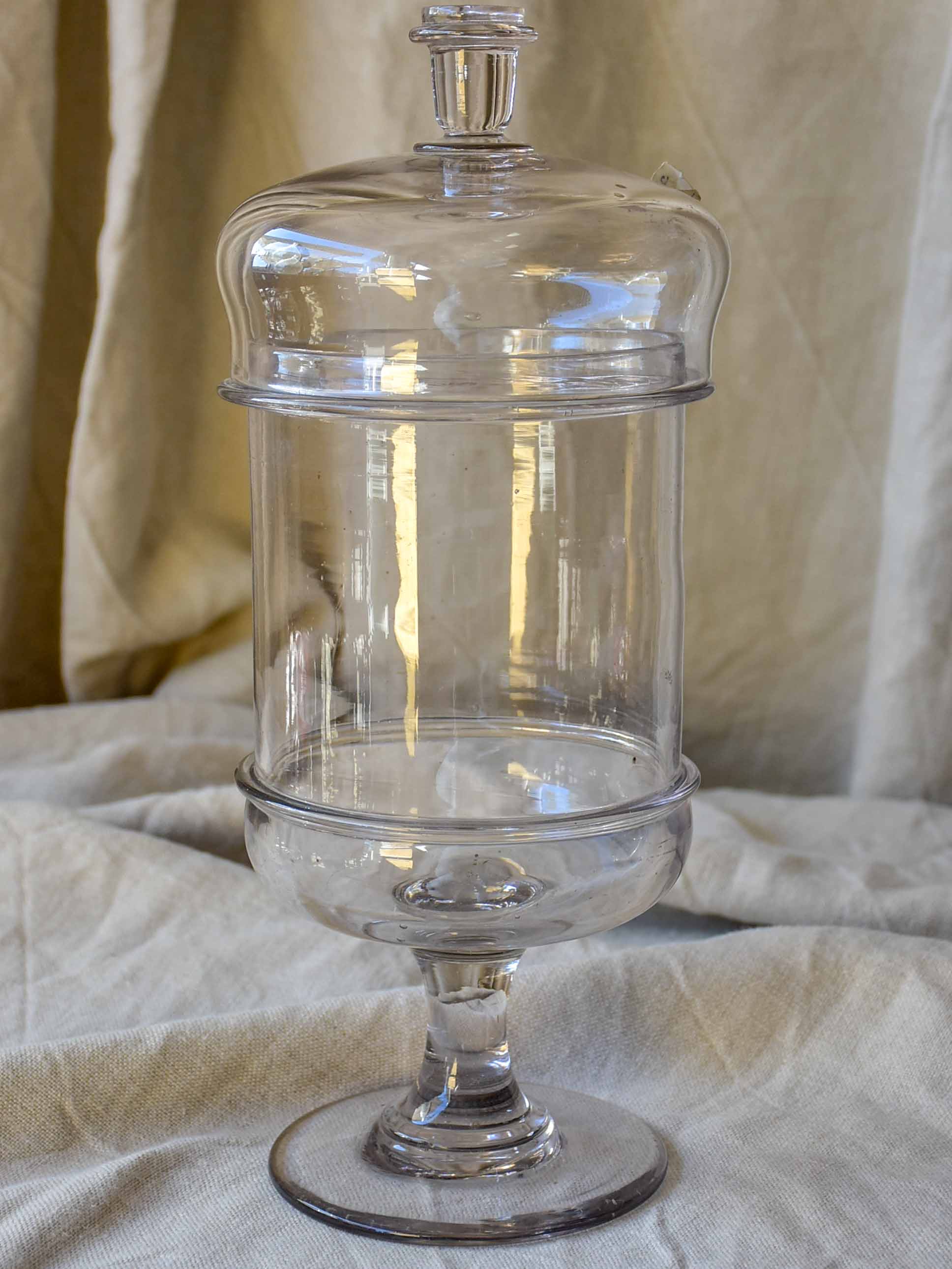 19th Century French blown glass lolly jar