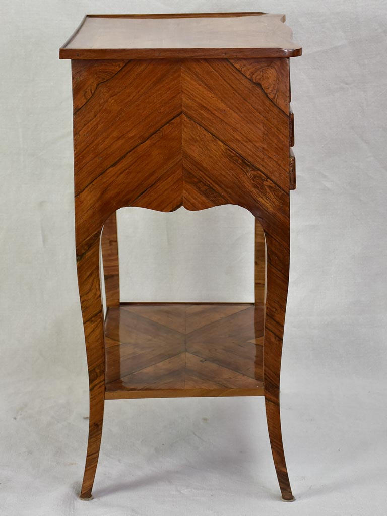 Louis XV side table with side drawer